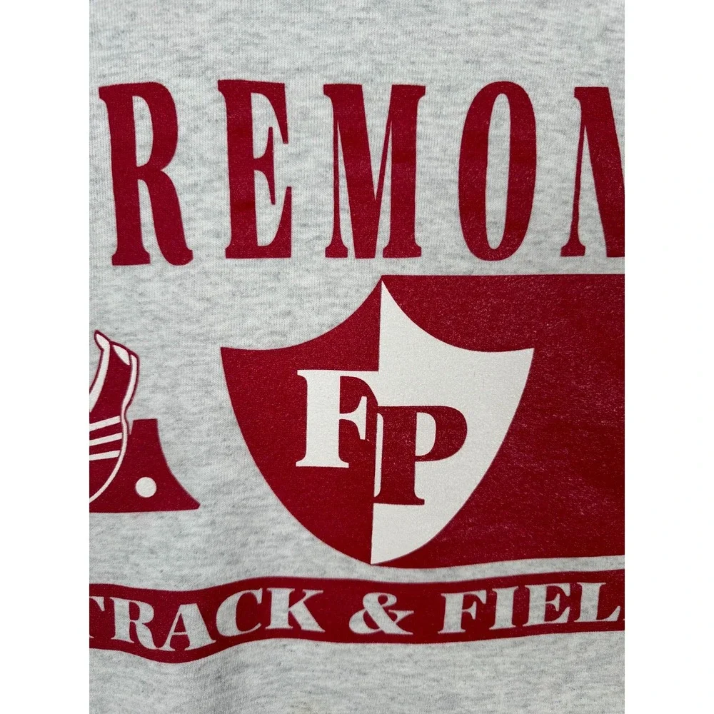 VTG 90s Champion Sweatshirt Fremont High School Track & Field - 3XL -Made in USA